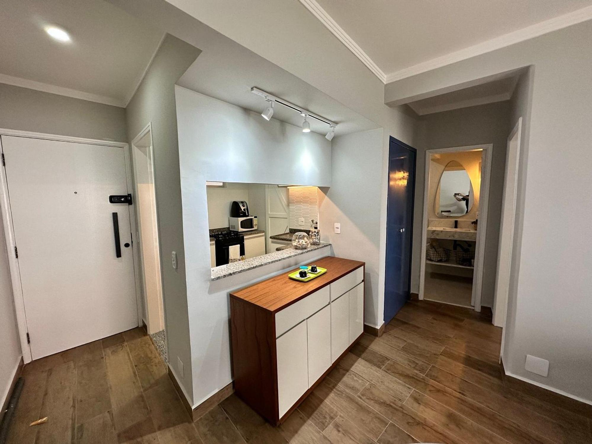 Apartamento Pe Na Areia Melhor Vista Mar De Santos 外观 照片