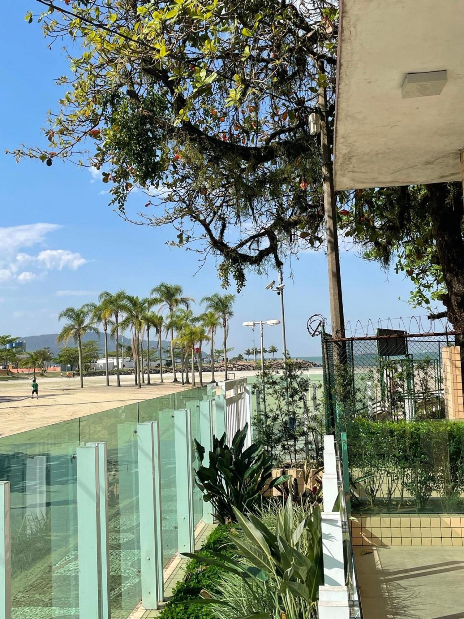Apartamento Pe Na Areia Melhor Vista Mar De Santos 外观 照片